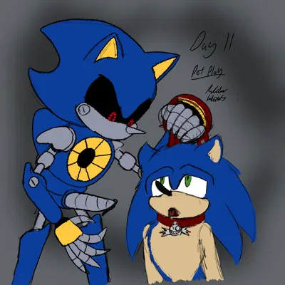 metal sonic, sonic the hedgehog (sega, sonic the hedgehog (series)) created by rubberh0es