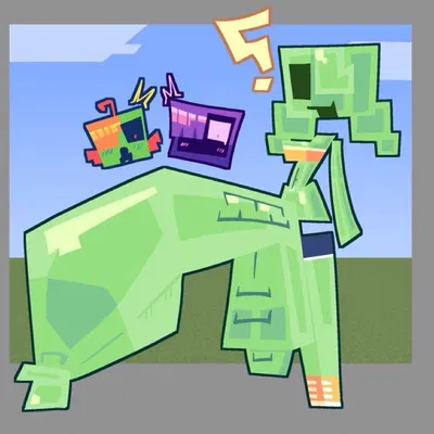 microsoft, minecraft created by lottieplus