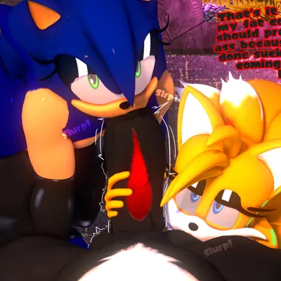 miles prower, shadow the hedgehog, sonic the hedgehog (sega, sonic the hedgehog (series)) created by leviantan581re