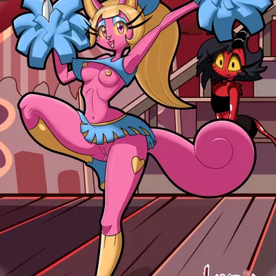 millie (helluva boss), rukia (lunaris parukia) (hellaverse, helluva boss) created by lunaris parukia