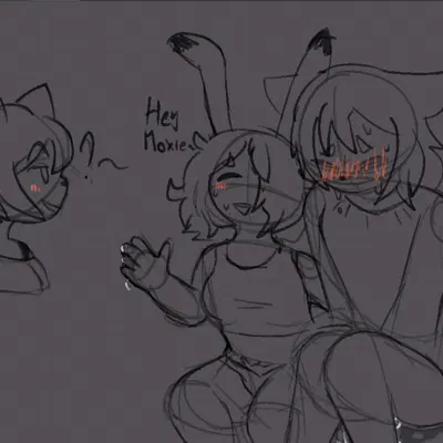 mochi (lwt), moxie (lwt), treat (lwt) (lonely wolf treat) created by bunnicakee