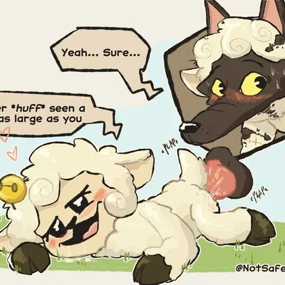 nameless character (wolf in sheep's clothing) created by notsafeforwanking