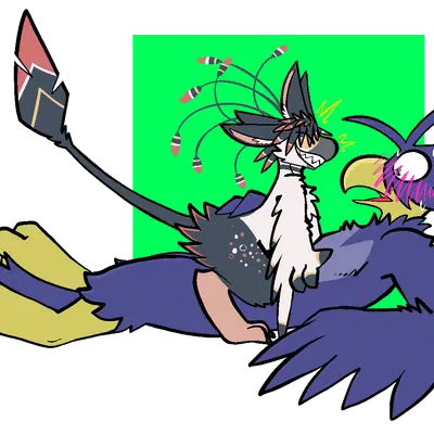 nii (anidra), zael (aqreader) created by trout (artist)