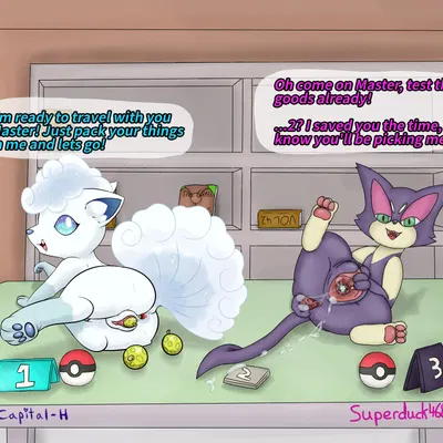 nintendo, pokemon created by capital-h, superduck