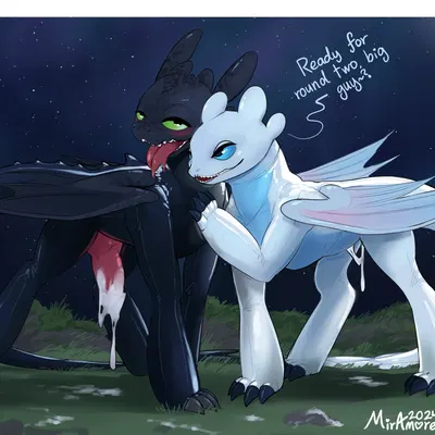 nubless, toothless (dreamworks, european mythology) created by miramore