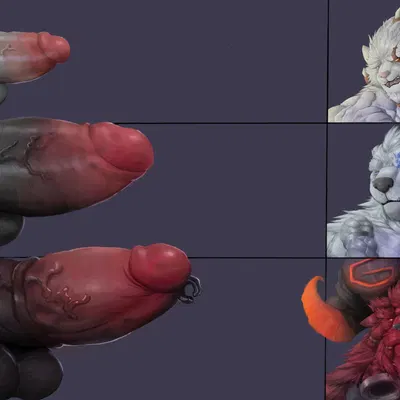 ornn (lol), rengar (lol), volibear (league of legends, riot games) created by whit3salmon 23