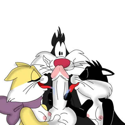penelope pussycat, sylvester (looney tunes), sylvia (looney tunes) (looney tunes, warner brothers) created by fandomjdbx