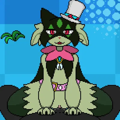 phantom thief style meowscarada (nintendo, pokemon) created by imactuallygarbage