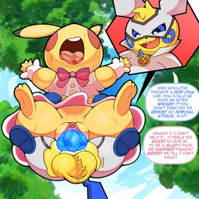 pikachu pop star (nintendo, pokemon) created by softestpuffss