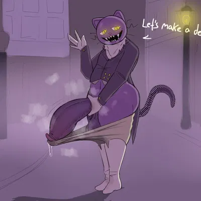 pocketcat (fear & hunger) (fear and hunger, halloween) created by axoarts