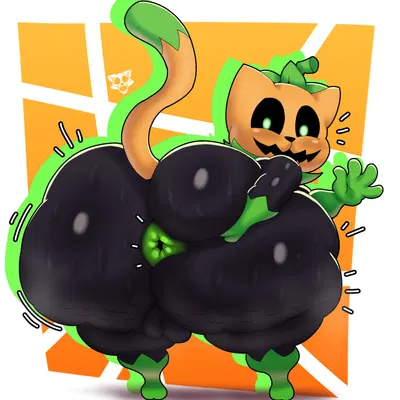 pumkat (halloween) created by crowundeadcat