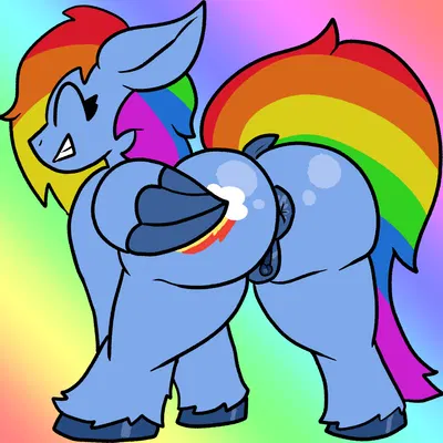 rainbow dash (mlp) (friendship is magic, hasbro) created by chibitay