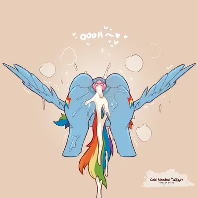 rainbow dash (mlp) (friendship is magic, hasbro) created by cold-blooded-twilight