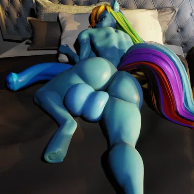 rainbow dash (mlp) (friendship is magic, hasbro) created by voodoo nurse