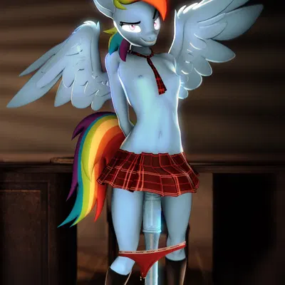 rainbow dash (mlp) (friendship is magic, hasbro) created by willitfit