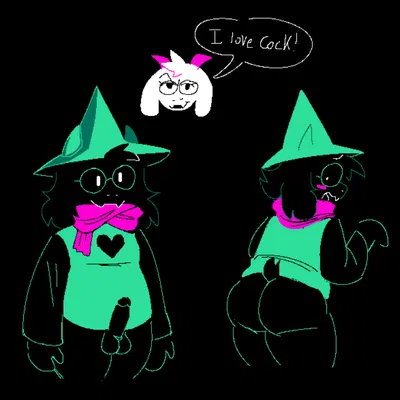 ralsei (deltarune, undertale (series)) created by fembunns