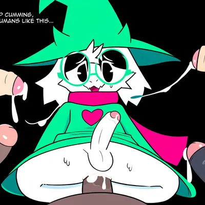 ralsei (deltarune, undertale (series)) created by hellsonger