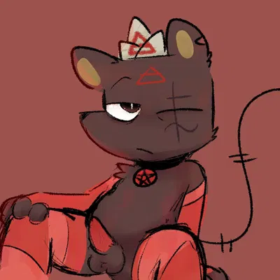 ratau (cult of the lamb) (cult of the lamb, massive monster (studio)) created by rabiesram