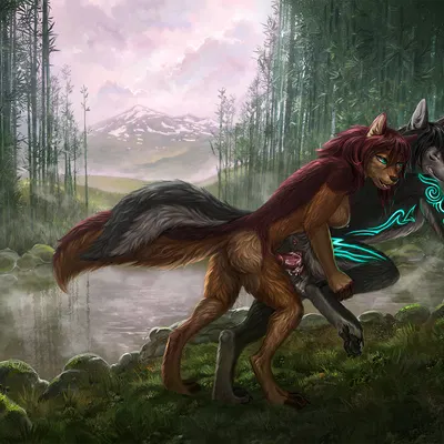 rena (rena0107), snow (matthewdragonblaze) created by wolfsecho