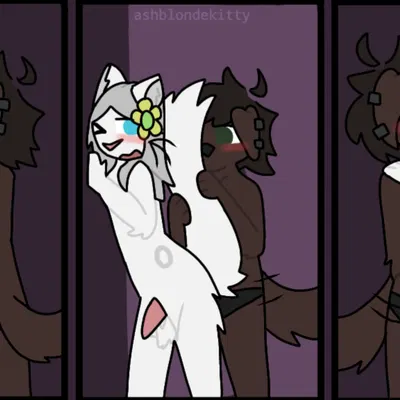 rex (ashblondekittyy), yuna (ashblondekitty) created by ashblondekittyy