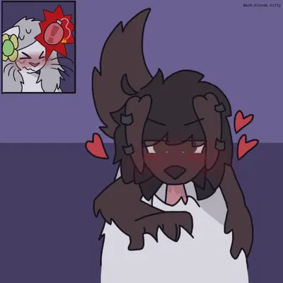 rex (ashblondekittyy), yuna (ashblondekitty) created by ashblondekittyy