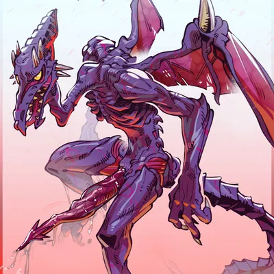 ridley (metroid, mythology) created by majmajor