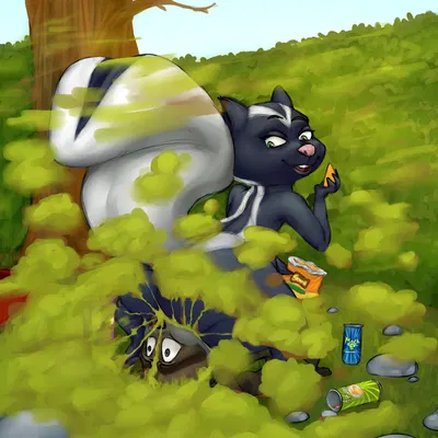 rj (over the hedge), stella (over the hedge) (dreamworks, over the hedge) created by iamapoliceman