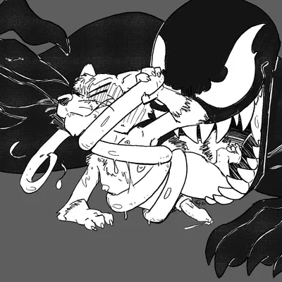 rocket raccoon, venom (marvel) (guardians of the galaxy, marvel) created by tjthedragoon