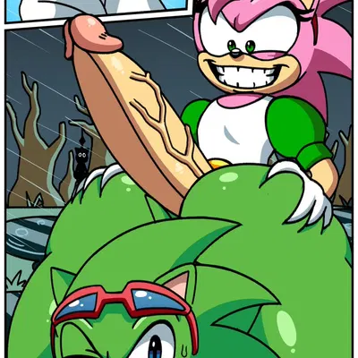 rosy the rascal (archie), scourge the hedgehog, tails doll (archie comics, eggman logo) created by captainhornybotld