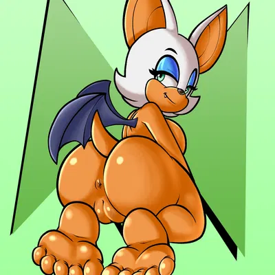 rouge the bat (sega, sonic the hedgehog (series)) created by fourssss