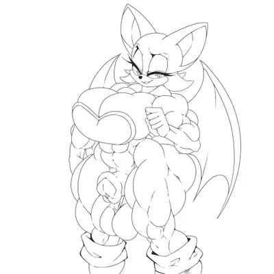 rouge the bat (sega, sonic the hedgehog (series)) created by kexil
