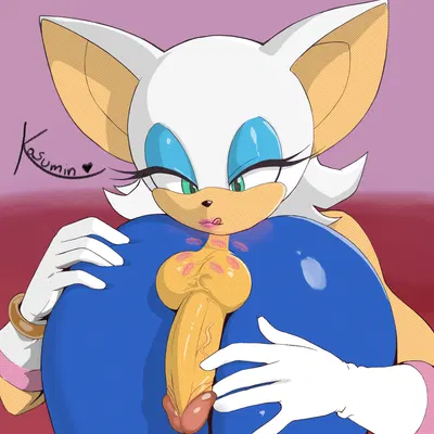 rouge the bat, sonic the hedgehog (sega, sonic the hedgehog (series)) created by kasumin (artist)