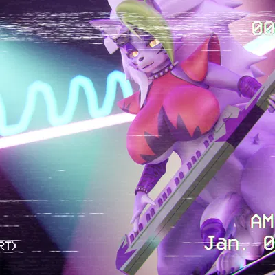 roxanne wolf (five nights at freddy's, five nights at freddy's: security breach) created by coel3d