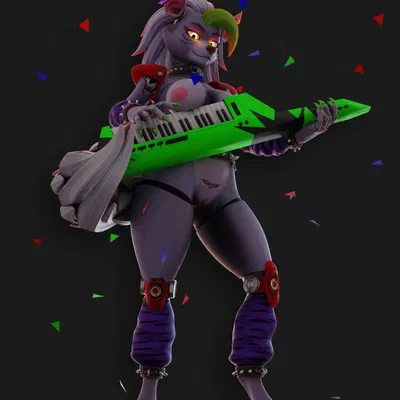 roxanne wolf (five nights at freddy's, five nights at freddy's: security breach) created by witta