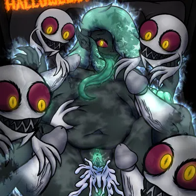 sall (mistyy draws) (halloween, sega) created by mistyy dark story (artist)