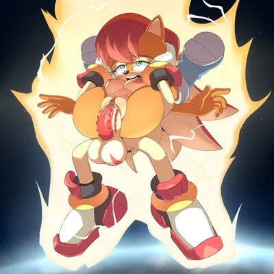 sally acorn, shadow the hedgehog, super shadow (archie comics, sega) created by hyoumaru