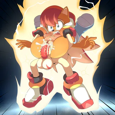 sally acorn, shadow the hedgehog, super shadow (archie comics, sega) created by hyoumaru