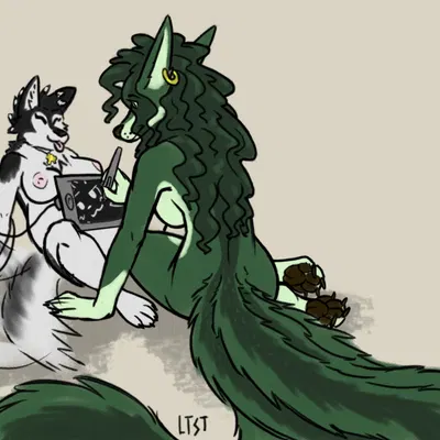 samantha husky, zalia (longtailshorttemper) (boy kisser (meme)) created by longtailshorttemper