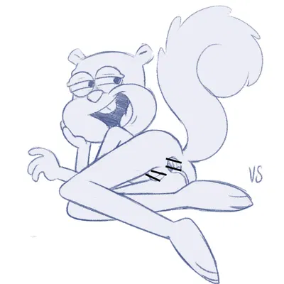 sandy cheeks (nickelodeon, spongebob squarepants) created by vsdrawfag