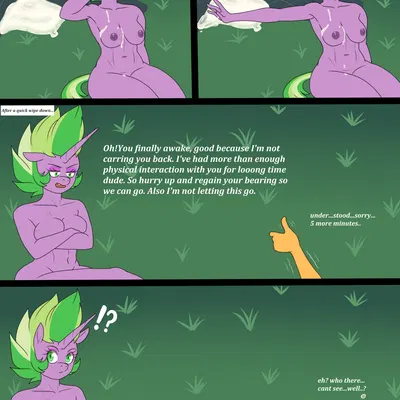 scootaloo (mlp), spike (mlp) (friendship is magic, hasbro) created by lurking tyger