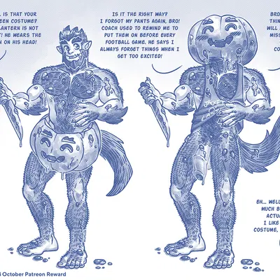 scott howl (halloween, monster prom) created by hotsatyr