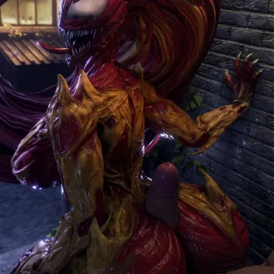 scream (marvel) (marvel, spider-man (series)) created by darkflash23