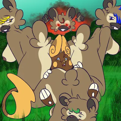 shep (badbitch bidoof), taylor the raichu (taylortherat) (nintendo, pokemon) created by badbitch bidoof