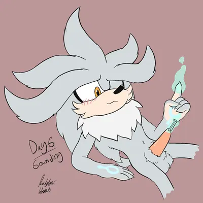 silver the hedgehog (sega, sonic the hedgehog (series)) created by rubberh0es