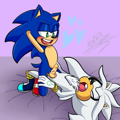 silver the hedgehog, sonic the hedgehog (sega, sonic the hedgehog (series)) created by ninotrash