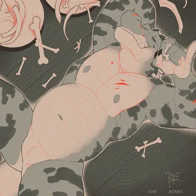 sketchtober 2024 created by bonfiredemon