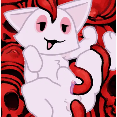 specimen 7, the cat (shojs) (spooky's jump scare mansion) created by thatguynamedjoe