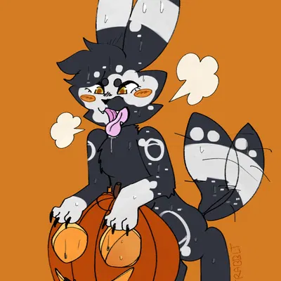 splatterbreon (fakemon, halloween) created by jackrabbit (artist)