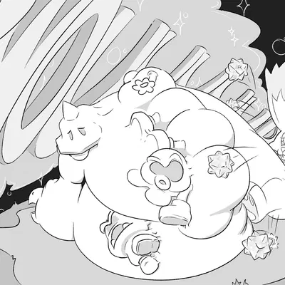 star bunny (mario bros, nintendo) created by nommsalotl