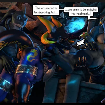 steeljaw (petruz), zane (inzanederg) (mythology) created by reindeerviking